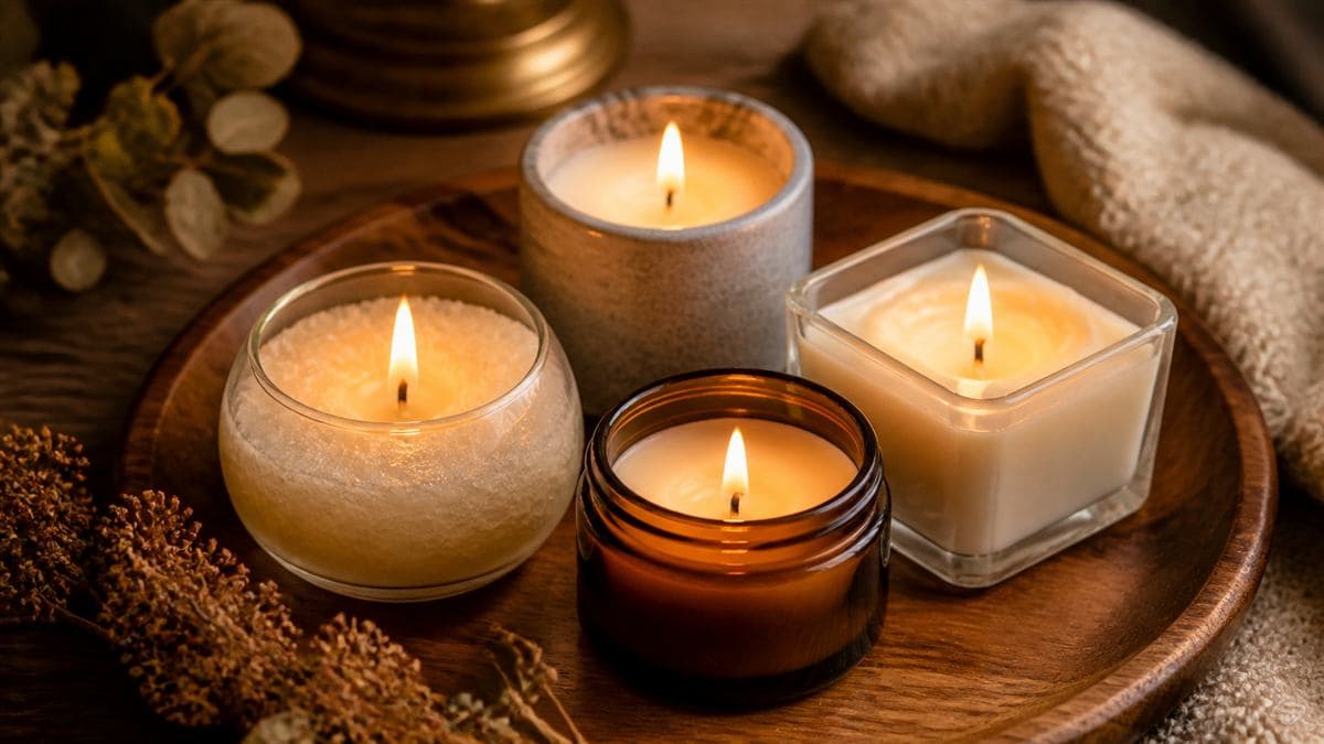 Candle Wax Types Compared: Soy, Beeswax, Paraffin, and Coconut